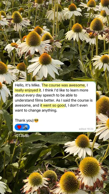 Hello Andrei, I think I'd like to learn more grammar and vocabulary. It was useful and the atmosphere was great. I don't know what to change, everything is good.